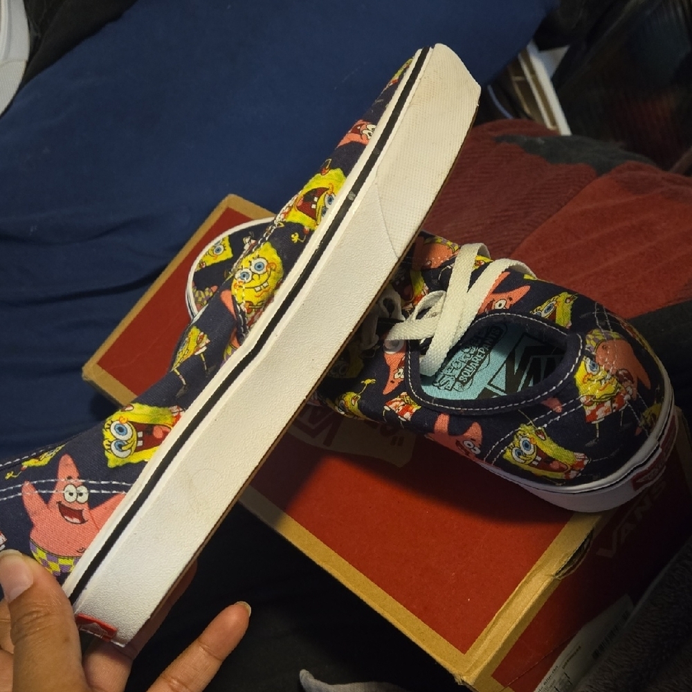 Vans Navy SpongeBob & Patrick Canvas Sneakers - Picture 3 of 5